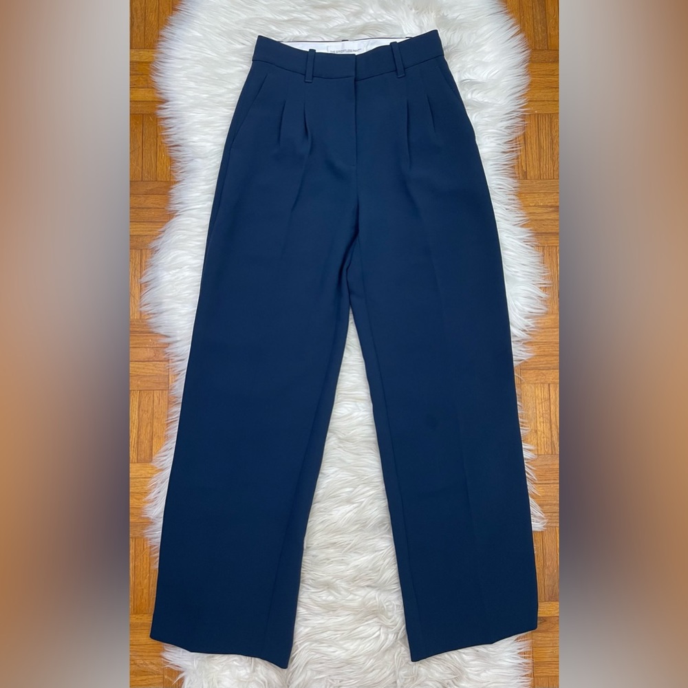 Wilfred The Effortless Trouser Pants High Rise Navy Blue Size 0